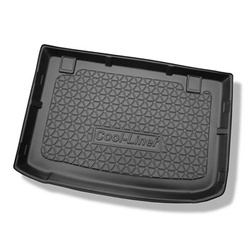 Tapis de coffre adapté pour Hyundai ix20 Monospace (05.2010-07.2019) - bac de coffre - protection de coffre voiture - coffre inférieur