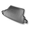 Tapis de coffre adapté pour Subaru Forester VI SUV (11.2024-....) - bac de coffre - protection de coffre voiture - avec / sans caisson de graves; possibilité de couper l'oreille droite