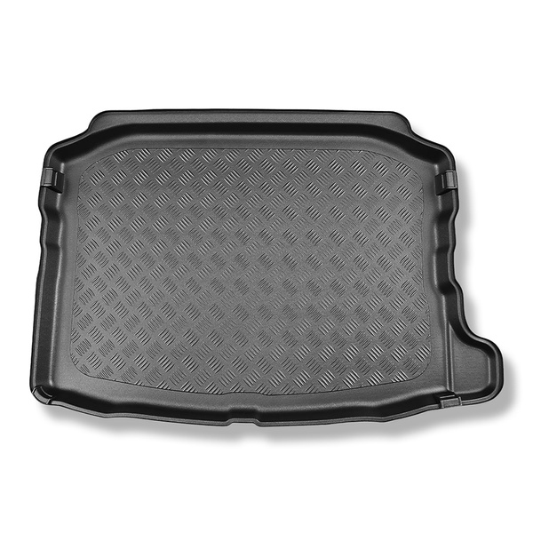 Tapis de coffre adapté pour Seat Leon IV KL Hayon (05.2020-....) - bac de coffre - protection de coffre voiture - coffre inférieur; modèles sans plancher amovible du coffre; non pour e-Hybrid PHEV