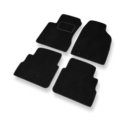 Tapis de Sol Velours adapté pour Opel Signum Hayon (2003-2008) - Premium tapis de voiture - noir
