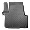 Kit tapis de coffre et tapis de voiture TPE pour: Opel Vivaro B Van (09.2014-02.2019) - version pour le transport de passagers (break / tour); derriere 3e rangée de sieges; version courte (short); sièges non coulissants, montés sur crochets