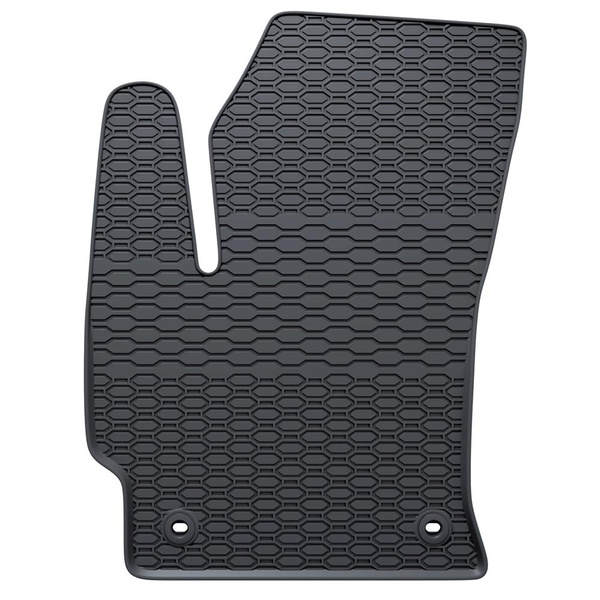 Tapis de sol en caoutchouc adapté pour Toyota Corolla XII Break, Berline (2019-....) - tapis de voiture - noir - 4 pcs.