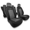 Housses de siège adaptées pour Peugeot 407 (2004-2011) - housse siege voiture universelles - couverture siege - S-G2