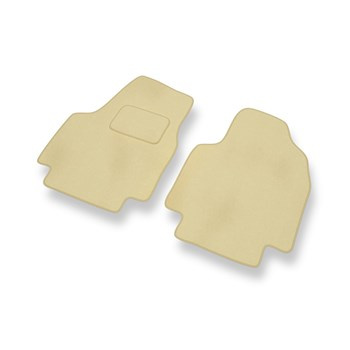 Tapis de Sol Velours adapté pour Fiat Scudo I (1995-2007) - Premium tapis de voiture - beige