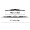 Balais d'essuie-glace de pare-brise adaptés pour Mazda 2 I Hayon (02.2003-06.2007) - balais standard