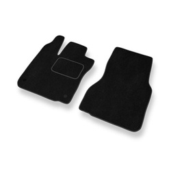 Tapis de Sol Velours adapté pour Smart Fortwo III Hayon, Cabriolet (2014-2023) - Premium tapis de voiture - noir