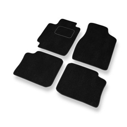 Tapis de Sol Velours adapté pour Toyota Camry V Berline (2002-2006) - Premium tapis de voiture - noir