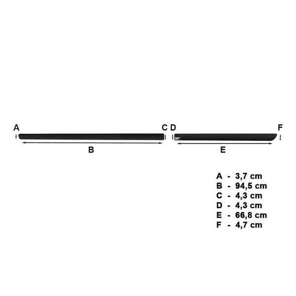 Plaques noires latérales de voiture Volkswagen Golf V Hayon (2003-2008)