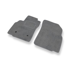 Tapis de Sol Velours adapté pour Opel Karl Hayon (2015-2019) - Premium tapis de voiture - gris