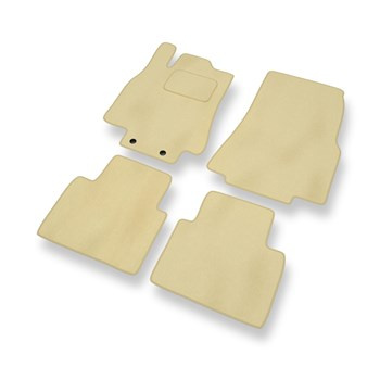 Tapis de Sol Velours adapté pour Mercedes-Benz Classe A W169 (2004-2012) - Premium tapis de voiture - beige