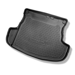 Tapis de coffre adapté pour Mitsubishi Outlander III SUV (09.2012-10.2021) - bac de coffre - protection de coffre voiture - 5 places; coffre inférieur (avec et sans caisson de graves); non pour version Plug-in hybride