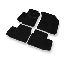 Tapis de Sol Velours adapté pour Opel Agila B Hayon (2008-2014) - Premium tapis de voiture - noir