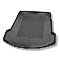 Tapis de coffre adapté pour Renault Megane III Estate (06.2009-08.2016) - bac de coffre - protection de coffre voiture - avec cavité droite et gauche; longueur du tapis: 100 cm