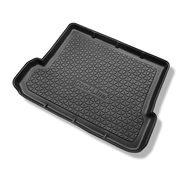 Tapis de coffre adapté pour Toyota Land Cruiser J150 SUV (11.2009-05.2024) - bac de coffre - protection de coffre voiture - 7 places; 3e rangée abaissée; également pour les modeles avec rails de fixation