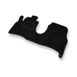 Tapis de Sol Velours adapté pour Peugeot 807 Monospace (2002-2014) - Premium tapis de voiture - noir