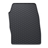 Tapis de sol en caoutchouc adapté pour Ford Focus III Hayon, Break, Berline (2011-2018) - tapis de voiture - noir - 4 pcs.