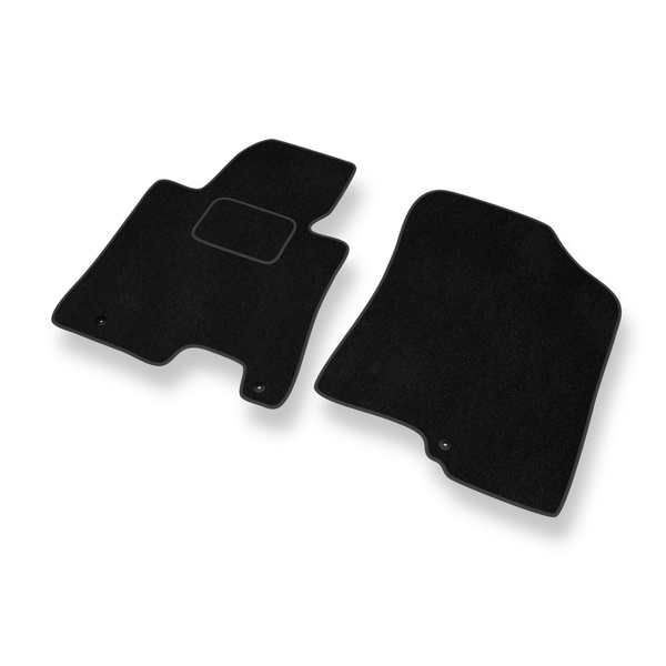 Tapis de Sol Velours adapté pour Kia Ceed II Hayon, Break (2012-2018) - Premium tapis de voiture - noir