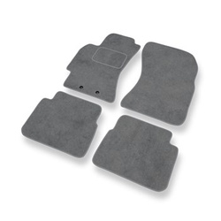 Tapis de Sol Velours adapté pour Subaru Forester III SUV (2008-2013) - Premium tapis de voiture - gris