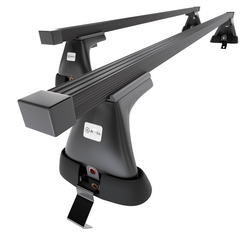 Barres de toit en acier adapté pour Opel Insignia Berline (2009-2017) - Porte-Bagages de Voiture noir - toit normal