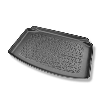 Tapis de coffre adapté pour Volkswagen Polo VI 2G AW Hayon (10.2017-....) - bac de coffre - protection de coffre voiture - coffre inférieur; modèles sans plancher amovible du coffre