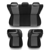 Housses de siège adaptées pour Peugeot 407 (2004-2011) - housse siege voiture universelles - couverture siege - S-G2