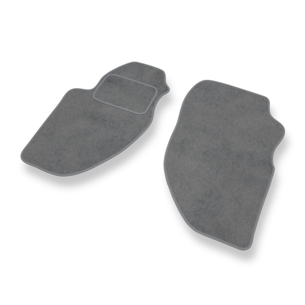 Tapis de Sol Velours adapté pour Alfa Romeo 166 I Berline (1998-2003) - Premium tapis de voiture - gris
