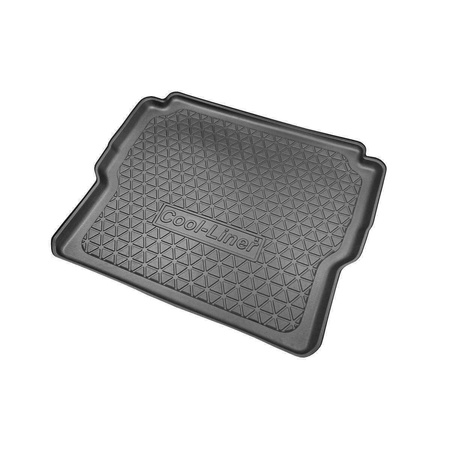 Tapis de coffre adapté pour Microcar M. Go III SUV (07.2015-03.2017) - bac de coffre - protection de coffre voiture - 2/4 places; 2e rangée de sieges démontée