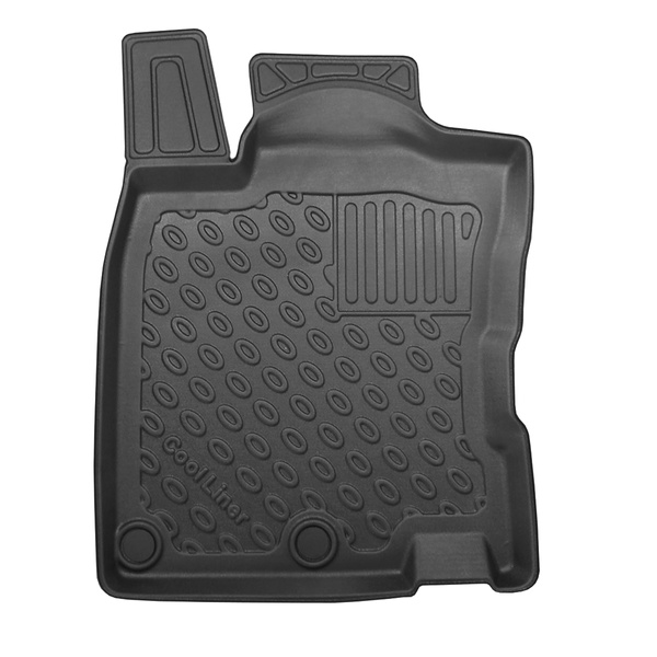 Kit tapis de coffre et tapis de voiture TPE PREMIUM pour: Nissan Qashqai II Crossover (02.2014-05.2021) - coffre inférieur; avec kit de réparation (Acenta & Tekna) & tous les modèles (Visia); avec roue de secours taille normale; sans plancher double du co