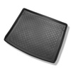 Tapis de coffre adapté pour Volkswagen Caddy Life, Comfortline, Trendline Break (2004-10.2020) - bac de coffre - protection de coffre voiture - 5 places; insonorisations sur les parois du coffre