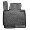 Kit tapis de coffre et tapis de voiture TPE PREMIUM pour: Kia Carens IV Monospace (04.2013-08.2019) - 7 places; 3me rangée abaissée