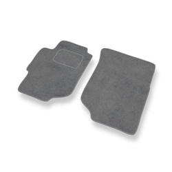 Tapis de Sol Velours adapté pour Honda Accord VI Coupé, Berline, Tourer (1998-2002) - Premium tapis de voiture - gris