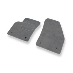 Tapis de Sol Velours adapté pour Volvo V50 I Break (2004-2012) - Premium tapis de voiture - gris