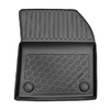 Kit tapis de coffre et tapis de voiture TPE pour: DS 7 Crossback SUV (01.2019-2022) - aussi avec boîte hybride E-Tense;pas pour les modèles avec tunnel dans la deuxième rangée;coffre supérieur;plancher amovible au plus haut niveau