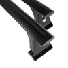 Barres de toit en aluminium adapté pour Citroen C5 Berline (2008-2017) - Porte-Bagages de Voiture noir - points de montage - (suivant le modèle de voiture ils peuvent se situer à différents endroits)