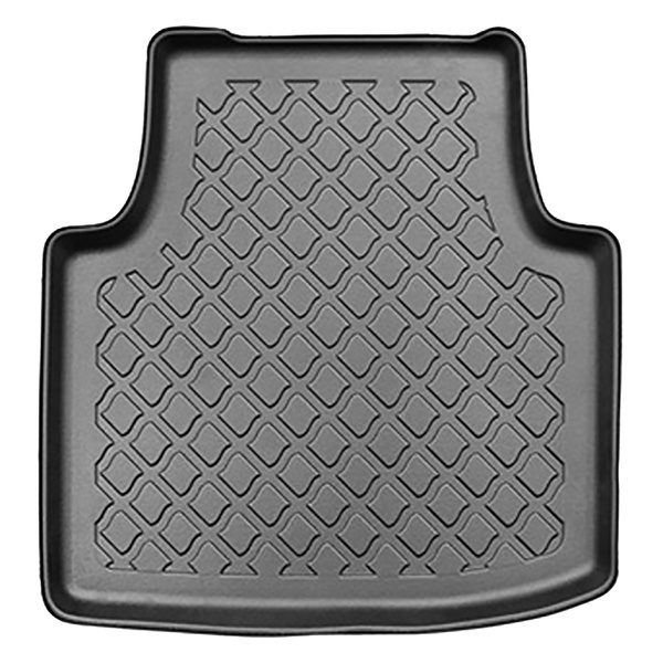 Tapis de sol en TPE adapté pour Skoda Superb III Break (12.2015-10.2022) - aussi pour la version hybride - tapis de voiture - noir