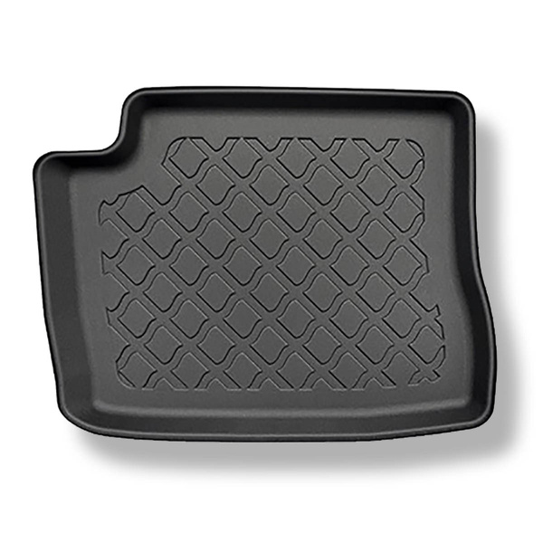Tapis de sol en TPE adapté pour Peugeot e-208 Hayon (01.2020-....) - tapis de voiture - noir