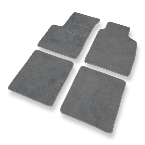 Tapis de Sol Velours adapté pour Fiat Panda II Hayon, Van (2003-2012) - Premium tapis de voiture - gris