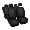 Housses de siège sur mesure adaptées pour Ford Fiesta VI Hayon, Van (2002-2008) - housse siege voiture - couverture siege - noir