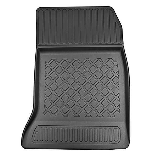 Tapis de sol en TPE adapté pour Mercedes-Benz CLA C117 Coupé (12.2015-10.2022) - tapis de voiture - noir