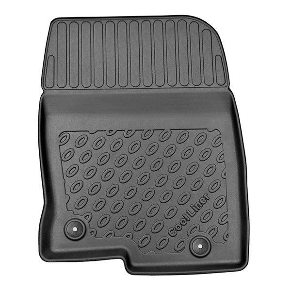 Tapis de sol en TPE adapté pour Mazda CX-5 II SUV (07.2017-....) - tapis de voiture - noir