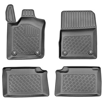 Tapis de sol en TPE adapté pour Jeep Grand Cherokee IV SUV (07.2013-11.2020) - tapis de voiture - noir