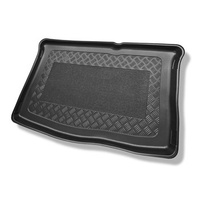 Tapis de coffre adapté pour Hyundai i20 II GB Hayon (12.2014-07.2020) - bac de coffre - protection de coffre voiture - coffre inférieur (sans plancher multi-fonctions)