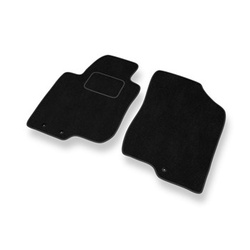 Tapis de Sol Velours adapté pour Kia Ceed I Hayon, Break (2006-2012) - Premium tapis de voiture - noir