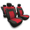 Housses de siège adaptées pour Audi A4 B5, B6, B7, B8, B9 (1995-2024) - housse siege voiture universelles - couverture siege - RSL-RD