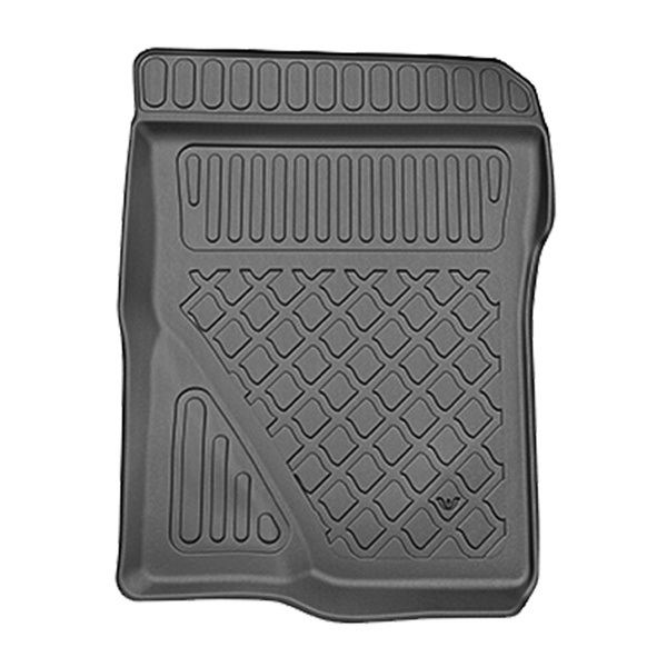 Tapis de sol en TPE adapté pour Volkswagen Amarok II Pick-Up (01.2023-....) - tapis de voiture - noir