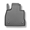 Tapis de sol en TPE adapté pour Ford Explorer VI Plug-in-Hybrid SUV (01.2020-....) - tapis de voiture - noir