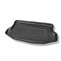 Tapis de coffre adapté pour Suzuki Swift Hayon (2007-08.2010) - bac de coffre - protection de coffre voiture - pour les modèles è fond double = coffre supérieur