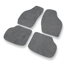Tapis de Sol Velours adapté pour Daewoo Tico Hayon (1991-2001) - Premium tapis de voiture - gris