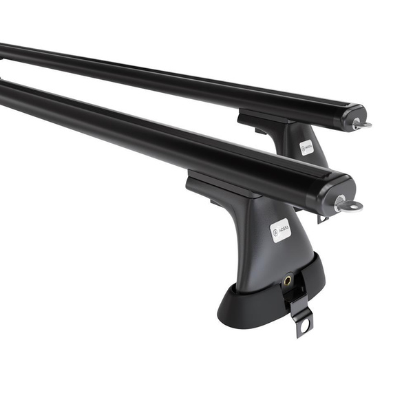 Barres de toit en aluminium adapté pour Mercedes-Benz Classe S W220 Berline (1999-2005) - Porte-Bagages de Voiture noir - toit normal