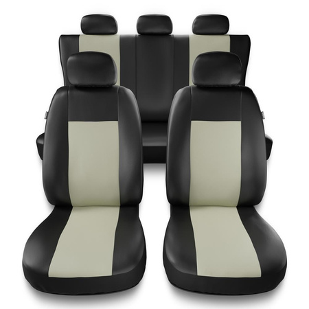 Housses de siège adaptées pour Lancia Y, Ypsilon I, II, III, IV (1985-2019) - housse siege voiture universelles - couverture siege - CM-BE